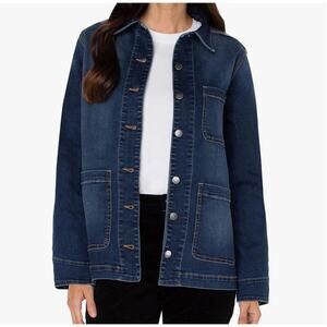 NWT Well Worn Denim Barn Jacket Sz M Woman's
